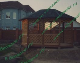 Беседка восьмигранная средняя 51