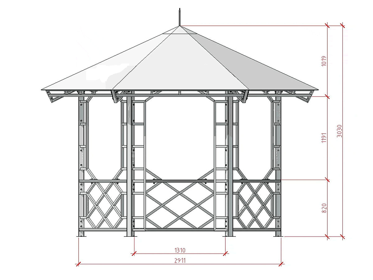 Длина беседки. Шестигранная беседка металл чертежи. Беседка из профильной трубы чертежи 4х5. Проект беседки чертежи AUTOCAD. Беседка шестигранная металлическая чертеж.