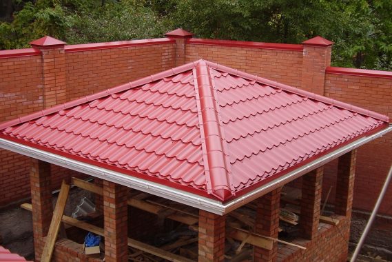 Выбираем крышу будущей беседки