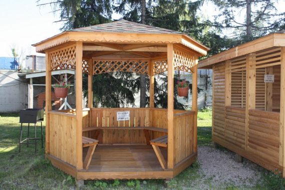 Беседка из лиственницы