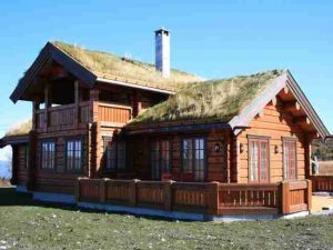Просторные дома из дерева в норвежском стиле