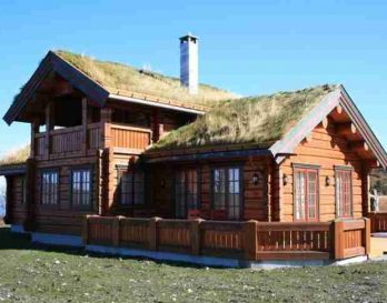 Просторные дома из дерева в норвежском стиле
