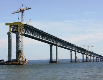Начало строительства керченского моста