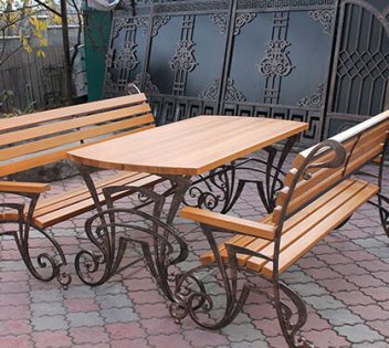 Комплект кованой мебели