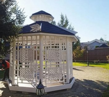 Беседка ажурная деревянная 2603