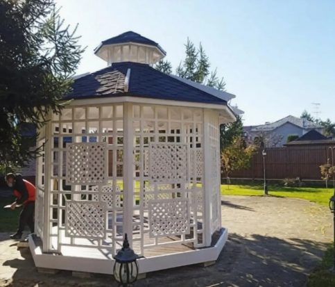 Беседка ажурная деревянная 2603 Беседка ажурная деревянная 2603