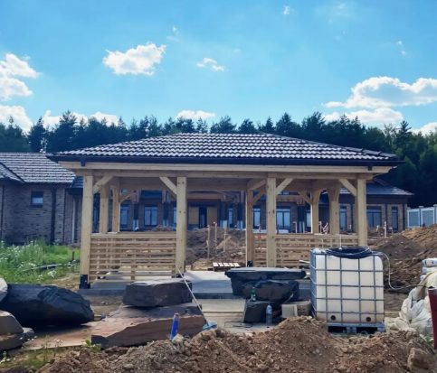 Беседка открытая деревянная 2604 Беседка открытая деревянная 2604