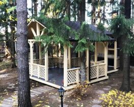 Беседка дачная с барбекю 2600 Беседка дачная с барбекю 2600