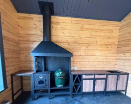 Металлическая печь-барбекю GastroFlame 5013 Металлическая печь-барбекю GastroFlame 5013