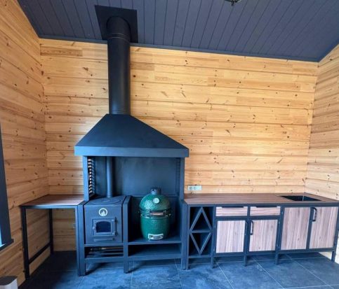 Металлическая печь-барбекю GastroFlame 5013 Металлическая печь-барбекю GastroFlame 5013