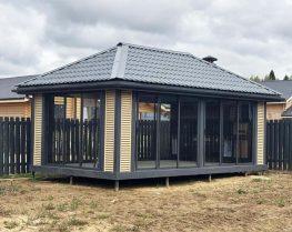 Беседка большая застекленная 2617 Беседка большая застекленная 2617