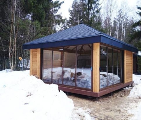 Беседка застекленная премиум 2618 Беседка застекленная премиум 2618