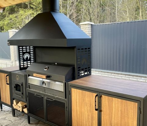 Сборная печь-барбекю GastroFlame 5012 Сборная печь-барбекю GastroFlame 5012